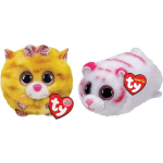 ty - Knuffel - Teeny Puffies - Tabitha Cat & Tabor Tiger