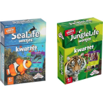Identity Games Spellenbundel - Kwartet - 2 Stuks - Sealife Kwartet & Junglelife Kwartet