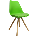 Dimehouse Harrow Eetkamerstoel Lime - Kuipstoel - Scandinavisch Design - Groen