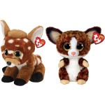 ty - Knuffel - Beanie Buddy - Buckley Deer & Bush Baby Galago