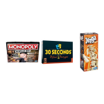 Hasbro Spellenbundel - 3 Stuks - Monopoly Valsspelerseditie & 30 Seconds & Jenga