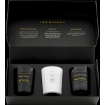 Ted Sparks - Gift Set - 3 Geurkaarsen In Prachtige Geschenkverpakking - Zwart