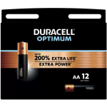 Duracell Optimum Alkaline Aa 12 Pack (Lr6)