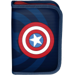 Marvel Avengers Gevuld Etui Schild - 19.5 X 13.5 Cm - 22 St. - Polyester - Blauw