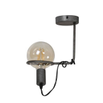 Dimehouse Industriële Plafondlamp Willow - Oud Zilver - 1l