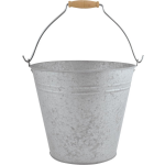 Esschert Design Zinken Emmer/bloempot/plantenpot Met Handvat 9,5 Liter - Emmers