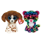 ty - Knuffel - Beanie Boo&apos;s - Muddles Dog & Dot Leopard