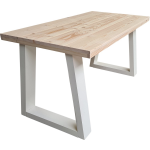 Wood4you Bureau Vancouver Vurenhout 180lx76dx75h Wit