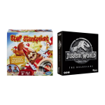Spellenbundel - 2 Stuks - Stef Stuntpiloot & Jurassic World The Boardgame