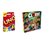 Hasbro Spellenbundel - 2 Stuks - Uno & Cluedo Junior