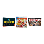 Hasbro Spellenbundel - 3 Stuks - 30 Seconds & Monopoly Valsspelerseditie & Stef Stuntpiloot