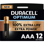 Duracell Optimum Alkaline Aaa 12 Pack (Lr03)