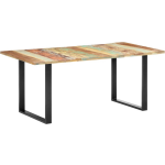 Vidaxl Eettafel 180x90x76 Cm Massief Gerecycled Hout