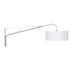 Steinhauer Wandlamp Elegant Classy 9326 Staal Kap Wit Linnen