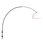 Steinhauer Wandlamp Sparkled Light 8195zw Kap Kunststof Wit - Zwart