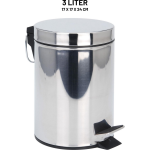 Orange85 Pedaalemmer - 3 Liter - Prullenbakje - Badkamer - Zilver - Rvs - Toilet - Silver