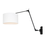 Steinhauer Wandlamp Prestige Chic 8120 Kap Wit Linnen - Negro