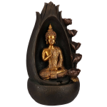 Gerimport Fontein Met Boeddha 37 X 30 X 71 Cm Polyresin/goud - Bruin