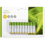 Nedis Alkaline-batterij Aaa - Baaklr0310bl - Groen