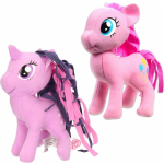 Hasbro Set Van 2x Pluche My Little Pony Speelgoed Knuffels Pinkie Pie En Sparkle 13 Cm - Knuffeldier