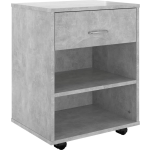 Vidaxl Kast Verrijdbaar 46x36x59 Cm Spaanplaat Beton - Grijs