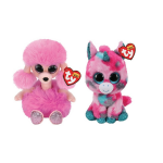 ty - Knuffel - Beanie Boo&apos;s - Gumball Unicorn & Camilla Poodle