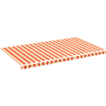 Vidaxl Vervangingsdoek Voor Luifel 6x3,5 M En Oranje - Geel