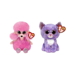ty - Knuffel - Beanie Boo&apos;s - Camilla Poodle & Cassidy Cat
