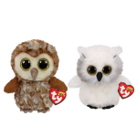 ty - Knuffel - Beanie Boo&apos;s - Percy Owl & Austin Owl