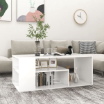 Vidaxl Salontafel 100x50x40 Cm Spaanplaat Wit