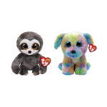 ty - Knuffel - Beanie Boo&apos;s - Dangler Sloth & Max Dog
