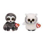 ty - Knuffel - Beanie Boo&apos;s - Dangler Sloth & Austin Owl