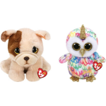 ty - Knuffel - Beanie Buddy - Houghie Dog & Enchanted Owl