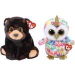 ty - Knuffel - Beanie Buddy - Kodi Bear & Enchanted Owl