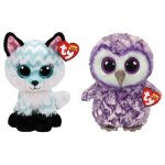 ty - Knuffel - Beanie Buddy - Atlas Fox & Moonlight Owl