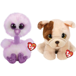 ty - Knuffel - Beanie Buddy - Kenya Ostrich & Houghie Dog