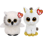 ty - Knuffel - Beanie Buddy - Austin Owl & Pegasus Unicorn