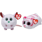ty - Knuffel - Teeny Puffies - Christmas Mouse & Tabor Tiger