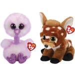 ty - Knuffel - Beanie Buddy - Kenya Ostrich & Buckley Deer