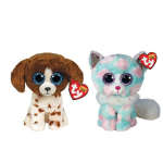 ty - Knuffel - Beanie Boo&apos;s - Muddles Dog & Opal Cat