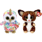 ty - Knuffel - Beanie Buddy - Enchanted Owl & Baby Galago