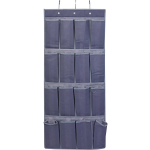 Hangende Deur/kast Organizer Antraciet Met 16 Vakken 45 X 110 Cm - Opbergmanden - Gris