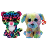 ty - Knuffel - Beanie Boo&apos;s - Dot Leopard & Max Dog