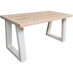 Wood4you Bureau Vancouver Vurenhout 120lx55dx75h Wit