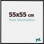 Your Decoration Evry Kunststof Fotolijst 55x55cm Mat - Zwart