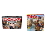 Hasbro Spellenbundel - 2 Stuks - Monopoly Valsspelerseditie & Risk Junior