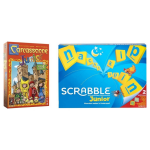 Mattel Spellenbundel - 2 Stuks - Carcassonne Junior & Scrabble Junior
