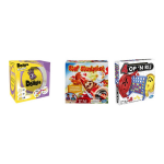 Hasbro Spellenbundel - 3 Stuks - Dobble Classic & Vier Op &apos;N Rij & Stef Stuntpiloot