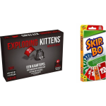 Mattel Spellenbundel - Kaartspel - 2 Stuks - Exploding Kittens Nsfw (18+) & Skip-bo