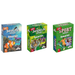 Identity Games Spellenbundel - Kwartet - 3 Stuks - Sealife Kwartet & Junglelife Kwartet & Sport Weetjes Kwartet